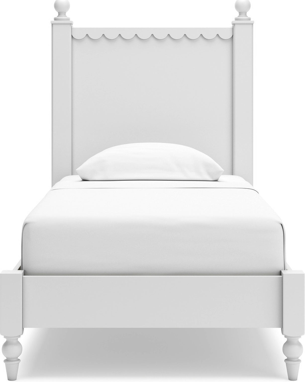 Mollviney Youth Panel Bedroom Set In White