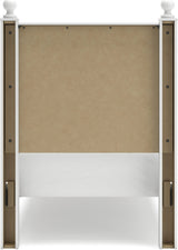 Mollviney Youth Panel Bedroom Set In White