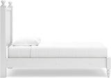 Mollviney Youth Panel Bedroom Set In White