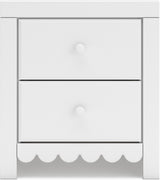 Mollviney Youth Panel Bedroom Set In White