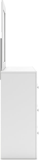 Mollviney Youth Panel Bedroom Set In White