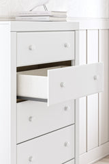 Mollviney Youth Panel Bedroom Set In White