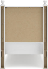 Mollviney Youth Panel Storage Bedroom Set In White