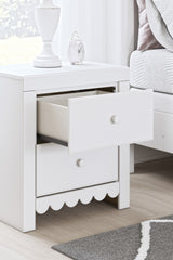 Mollviney Youth Panel Storage Bedroom Set In White
