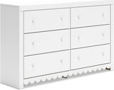 Mollviney Youth Panel Storage Bedroom Set In White