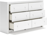 Mollviney Youth Panel Storage Bedroom Set In White