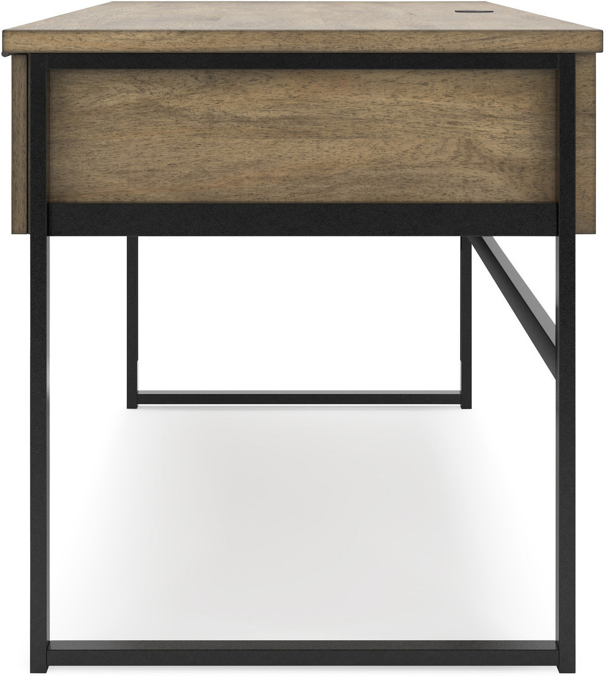 Montia 67 Inch Home Office Desk Set In Light Brown