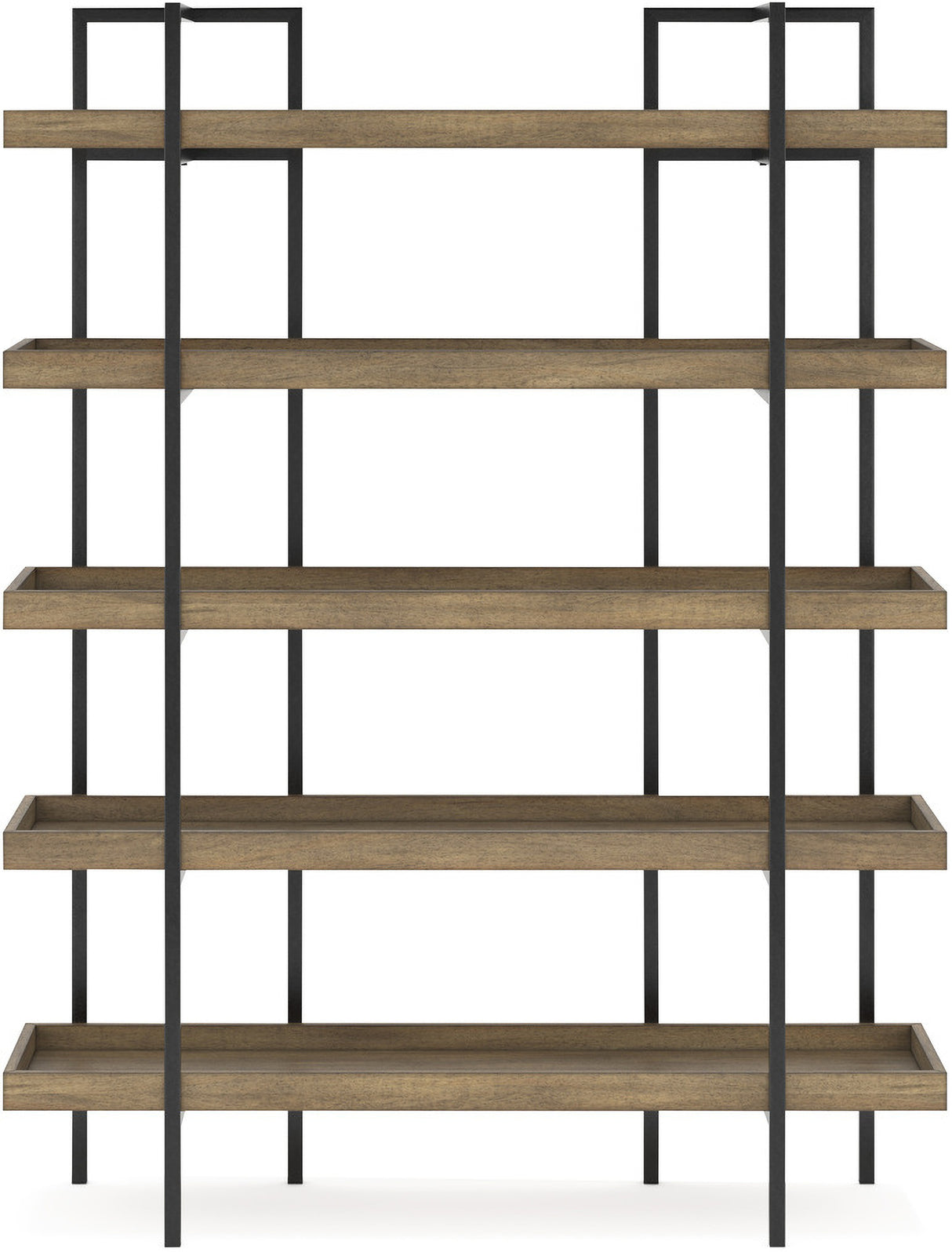 Montia 67 Inch Home Office Desk Set In Light Brown