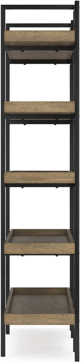 Montia 67 Inch Home Office Desk Set In Light Brown