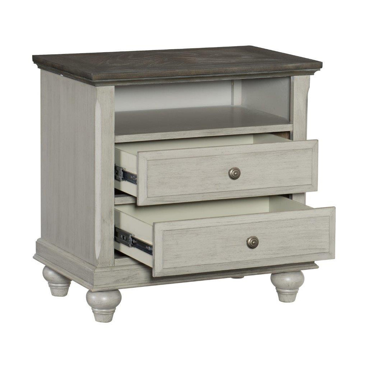 Mossbrook Light Gray Poster Bedroom Set