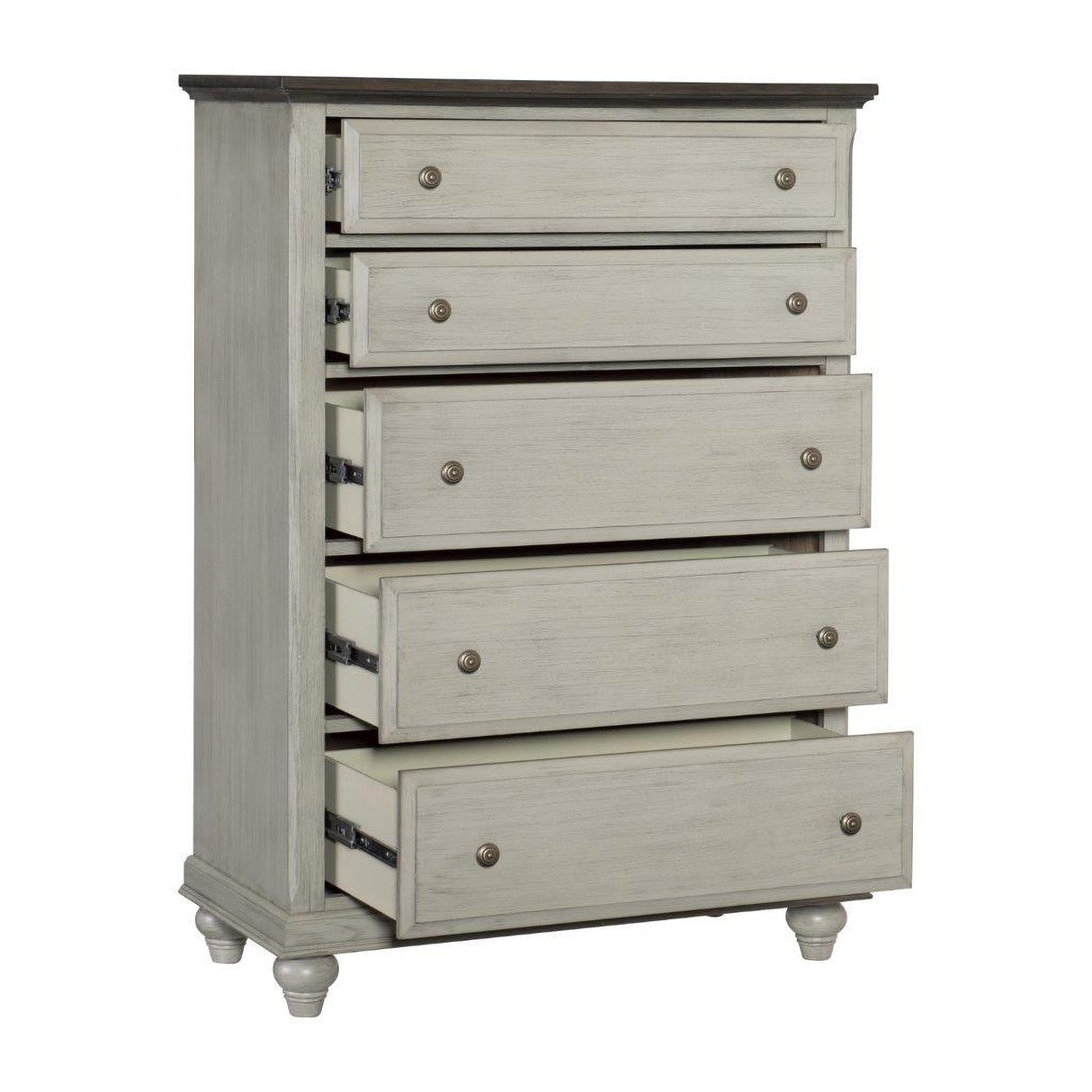 Mossbrook Light Gray Poster Bedroom Set