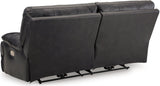 Mountainous Power Reclining Living Room Set In Eclipse