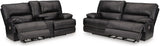 Mountainous Power Reclining Living Room Set In Eclipse