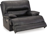 Mountainous Power Reclining Living Room Set In Eclipse