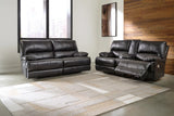 Mountainous Power Reclining Living Room Set In Eclipse