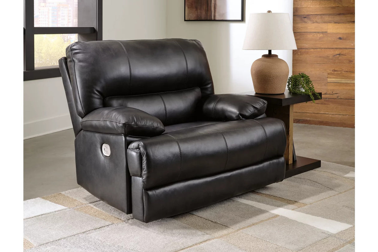 Mountainous Power Reclining Living Room Set In Eclipse
