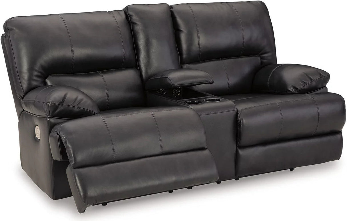 Mountainous Power Reclining Living Room Set In Eclipse
