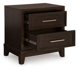 Neymorton Bedroom Set In Dark Grayish Brown
