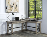 Talmar Rustic Oak Finish Writing Desk