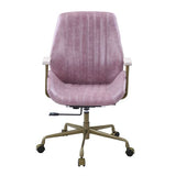 Hamilton Pink Top Grain Leather Office Chair