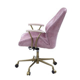 Hamilton Pink Top Grain Leather Office Chair