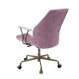 Hamilton Pink Top Grain Leather Office Chair