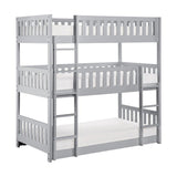 Orion Gray Triple Bunk Bedroom Set