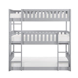 Orion Gray Triple Bunk Bedroom Set