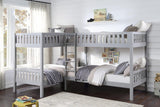 Orion Gray Youth L Corner Bunk Bedroom Set