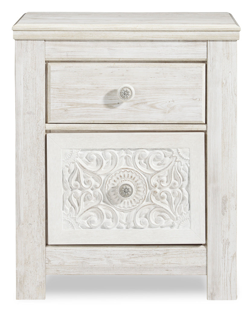 Paxberry Whitewash Youth Panel Bedroom Set
