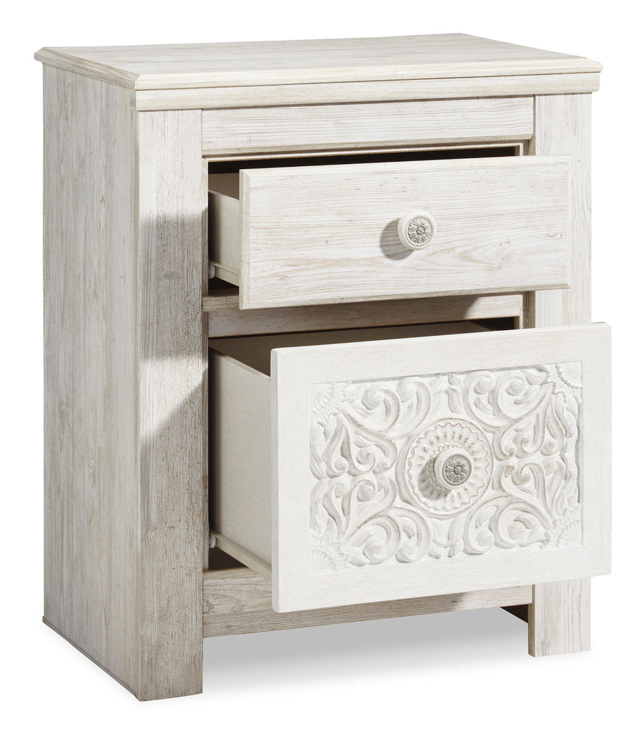 Paxberry Whitewash Youth Panel Bedroom Set