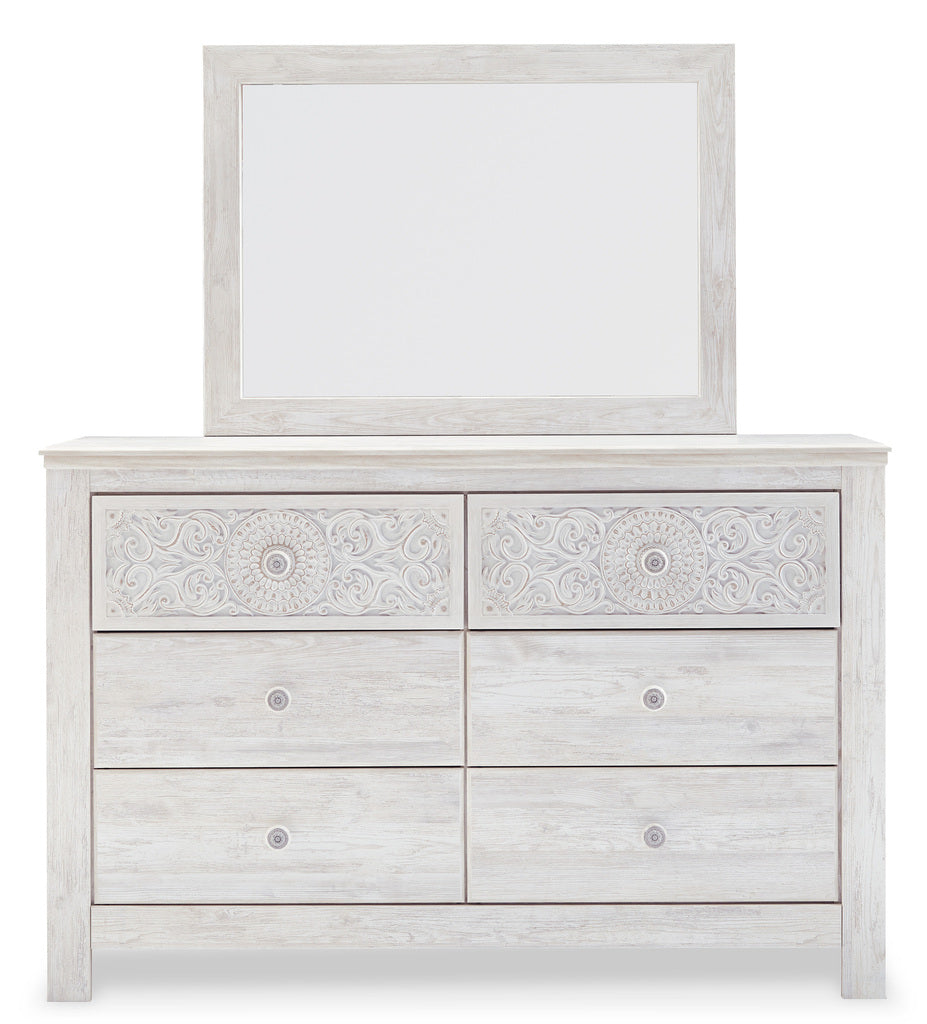 Paxberry Whitewash Youth Panel Bedroom Set