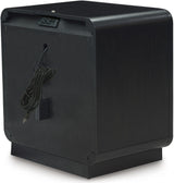 Rowanbeck Panel Bedroom Set In Black and Gray