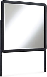 Rowanbeck Panel Bedroom Set In Black and Gray