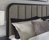 Rowanbeck Panel Bedroom Set In Black and Gray