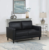Ruth Living Room Set In Black