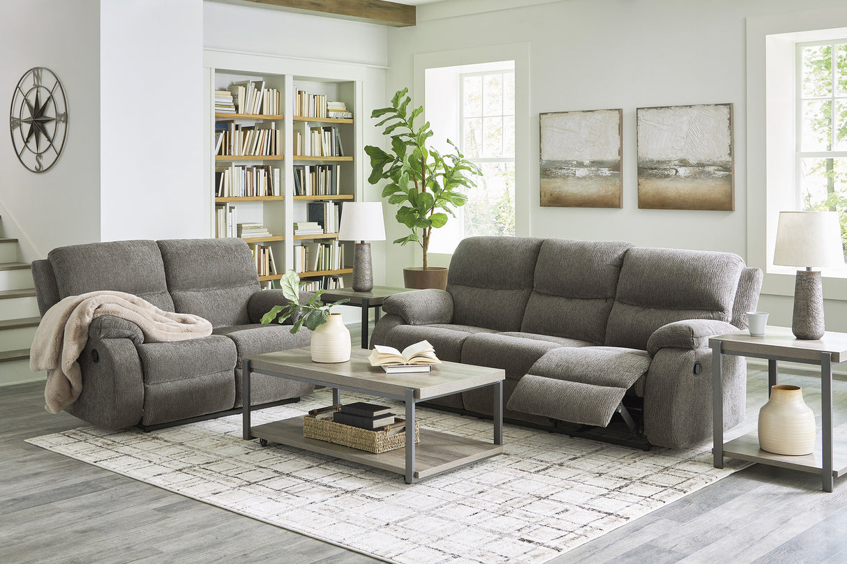 Scranto Reclining Living Room Set In Brindle