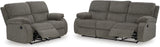 Scranto Reclining Living Room Set In Brindle