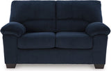 SimpleJoy Living Room Set In Navy