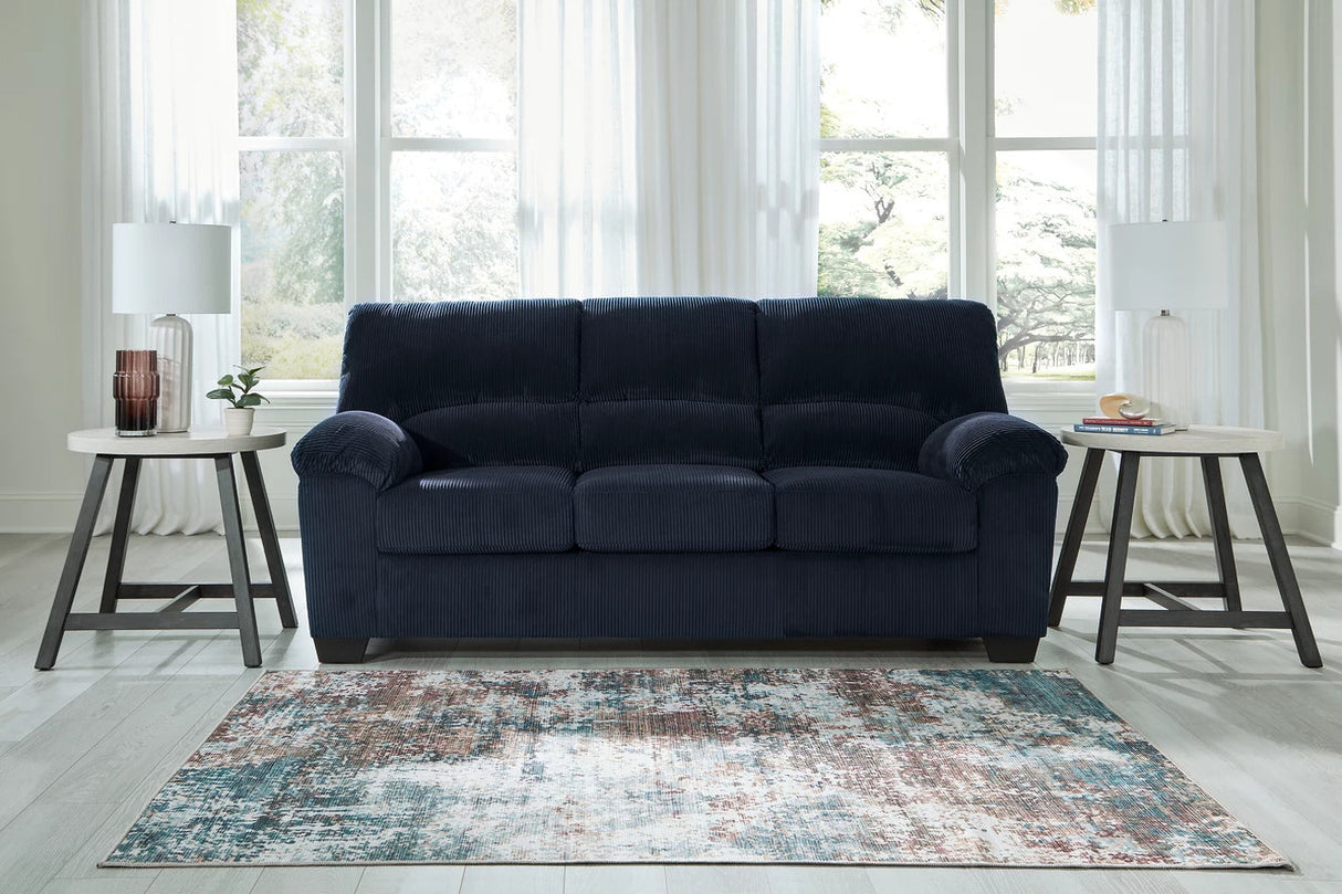 SimpleJoy Living Room Set In Navy
