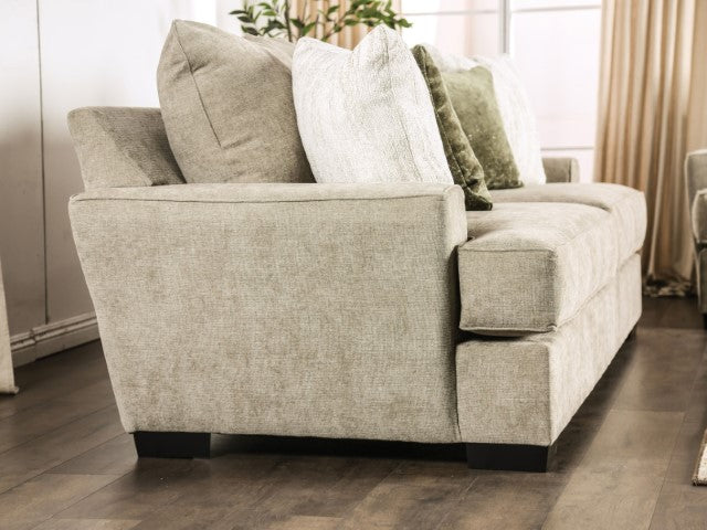 New Meadows Ash Green/Ivory Loveseat