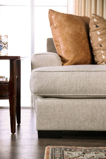 New Meadows Sand/Caramel Loveseat