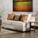 New Meadows Sand/Caramel Loveseat