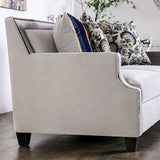 Montecelio Light Gray/Navy Loveseat