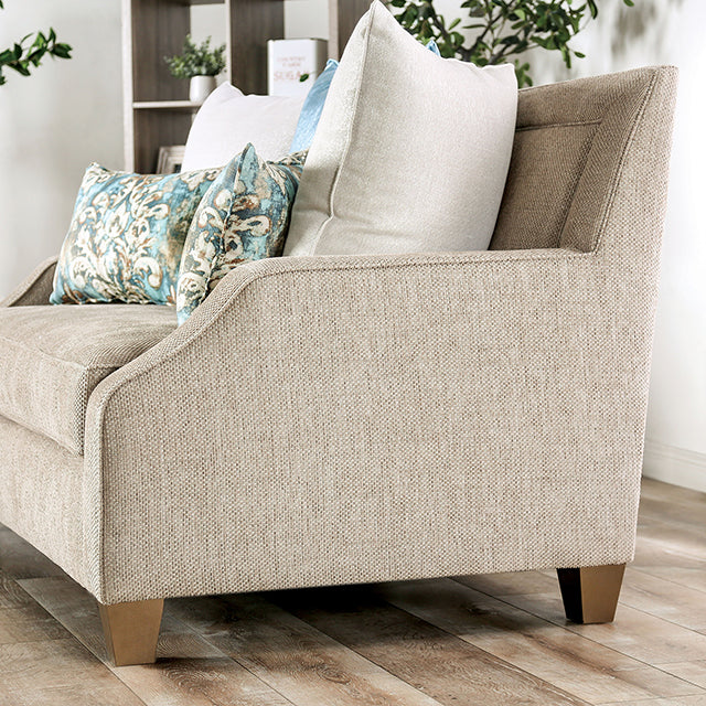 Catarina Beige/Teal Sofa