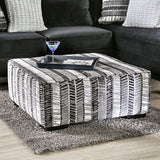 MODBURY Black Ottoman