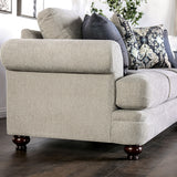 Miramar Beige/Charcoal Loveseat