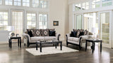 Molfetta Light Brown/Black Loveseat