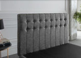 Stratton King Foundation & Headboard (Bell Basic Grey) 1 Piece