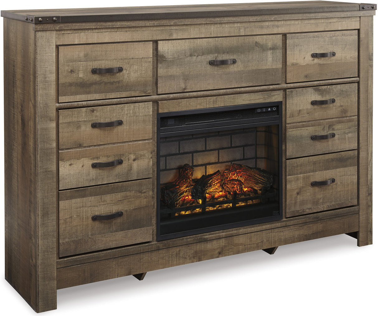 Trinell Brown Youth Bookcase Bedroom Set